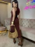 Vestido Marrom Open na internet