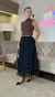 SAIA MIDI COS ELASTICO BABADO