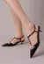 Slingback Becca Preto - Mille Boutique