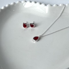 CONJUNTO COLAR E BRINCO GOTA - comprar online