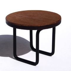 Miniatura de mesa lateral redonda 
