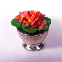 Miniatura de vasinho com violetas 