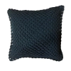 Capa de almofada Crochê - Preto
