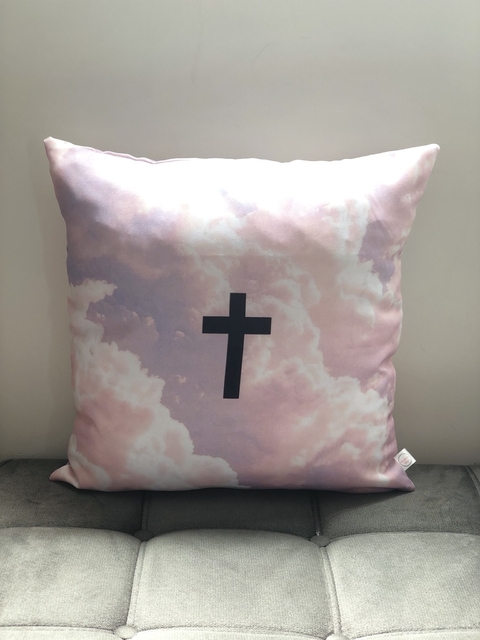 Capa céu rosa e cruz