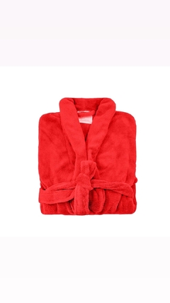 Roupão de Microfibra - Vermelho