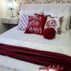 Kit 4 capas - Amor gera amor (marsala) na internet