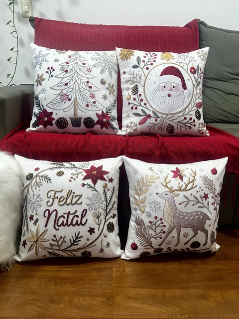 Capa de almofada - brilho de natal