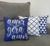 Kit 3 capas - Amor gera amor (Azul)
