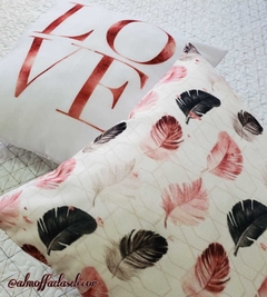 Kit 2 capas - Penas e Love