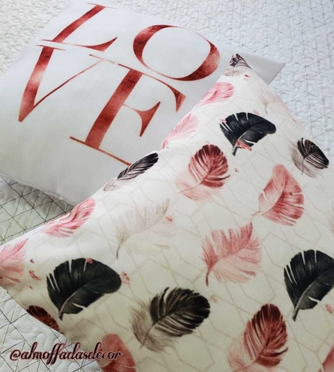 Kit 2 capas - Penas e Love