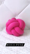 Almofada Nó escandinavo - Rosa Pink
