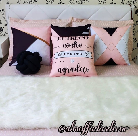 kit 4 capas - Entrego, confio e agradeço