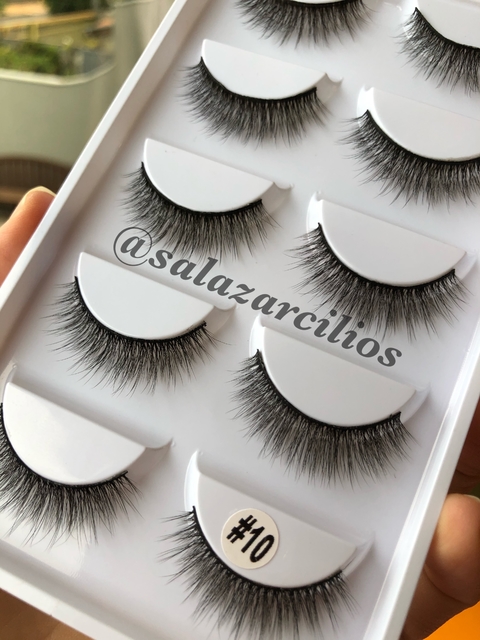 #10 - Cartela de Cílios postiços com 5 pares