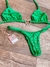 Biquíni Heart Glow Fita Verde Bandeira na internet
