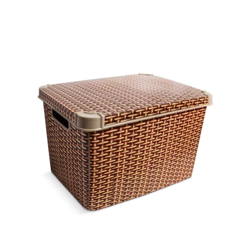 Caja con Tapa. Decorada 5,5 Lts 6033