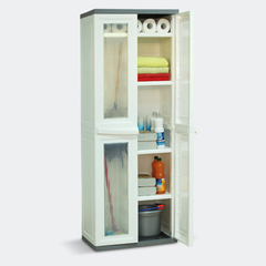 Armario Multipropósito con Puertas Transparentes 20 kg por estante. 9323