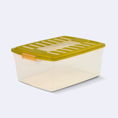 Caja Plástica con Tapa y Trabas Laterales 17 lts 9380