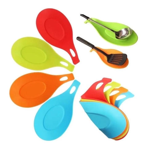 Apoya Posa Utensilio Silicona Multiuso