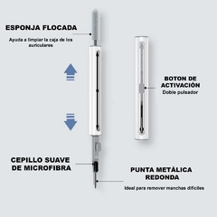 Lápiz Limpiador 3 en 1 para Teclados, Auriculares.... en internet