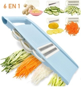 Mandolina Cortador de Verduras 6 en 1