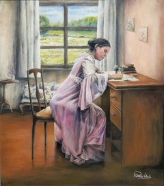 La escritora