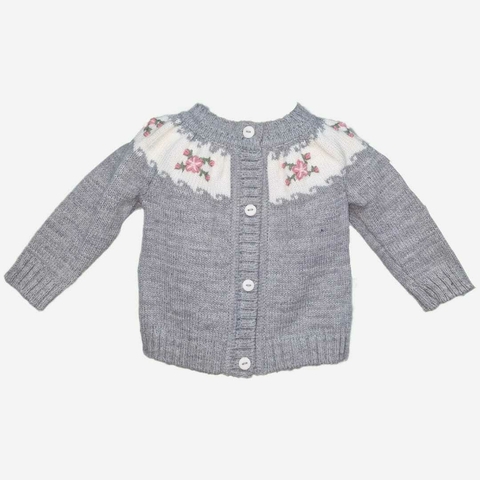 Campera Bordada | GEst | Gris - comprar online