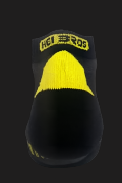 Meias Casual Atlética HEI BROS / 1 Par - Amarela-Preta - comprar online
