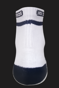 Meias Clássica Cano Médio HEI BROS - Kit com 3 pares (Cinza Branca Preta)