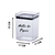 1162 - POTE HERMETIC LUMINI QUADRADO 1000 ML