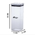 1163 - POTE HERMETIC LUMINI QUADRADO 2200 ML