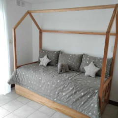 Imagen de Cama Casita Simple con Carrocama Paraíso