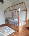 Cama Casita Simple con Carrocama Paraíso - comprar online