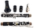 CLARINETE MORESKY AFINAÇÃO EM LÁ. 17 CHAVES. 5 MODELOS, CHAVES PRATEADAS.