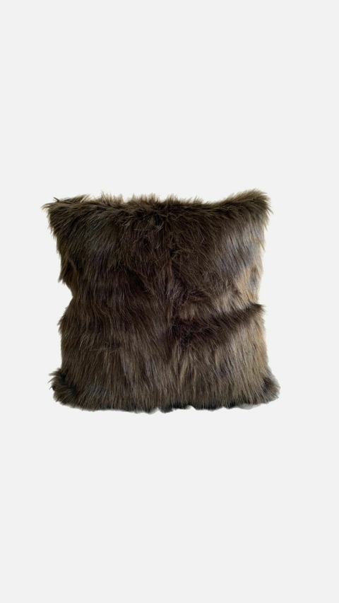 Capa almofada45x45 pelinho Marrom
