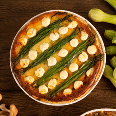 Quiche de zucchini com chévre 750g - mercattoclaudiaporteiro