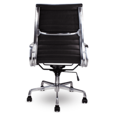 Sillón Aluminum Eames respaldo Alto Eco Cuero. en internet