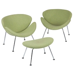 Sillón Pierre Paulín con ottoman Eco Cuero en internet