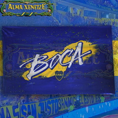 Bandera Boca AZUL - comprar online