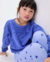 CONJUNTO INFANTIL HERING KIDS BLUSÃO TEXTURIZADO E LEGGING AZUL CORAÇÕES - Cubo Mágico Kids | Moda Infantil - Teen - Bebê