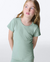 BLUSA INFANTIL DE MALHA MM BÁSICA COM PATCH VERDE - comprar online