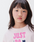 BLUSA CROPPED INFANTIL DE MALHA MM JUST BE KIND - Cubo Mágico Kids | Moda Infantil - Teen - Bebê