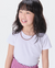 BLUSA INFANTIL DE MALHA MM BÁSICA COM PATCH BRANCA - comprar online