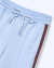 CALÇA INFANTIL WIDE LEG COM LISTRAS LATERAIS MARROM E AZUL - Cubo Mágico Kids | Moda Infantil - Teen - Bebê