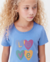 CONJUNTO INFANTIL HERING KIDS BLUSA MM E CALÇA LEGGING AZUL LOVE na internet