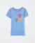 CONJUNTO INFANTIL HERING KIDS BLUSA MM E CALÇA LEGGING AZUL LOVE - Cubo Mágico Kids | Moda Infantil - Teen - Bebê