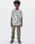 CAMISETA INFANTIL DE MALHA MM OVERSIZED SMILE OFF WHITE - loja online