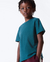 CAMISETA INFANTIL MM DE MALHA BÁSICA VERDE - comprar online