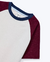 CAMISETA INFANTIL DE MALHA CONFORT MM COM DETALHE NA MANGA MARSALA na internet