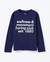 CAMISETA INFANTIL DE MALHA ML HERING CLUB MARINHO na internet
