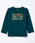 CAMISETA INFANTIL DE MALHA ML GREAT GUY VERDE - comprar online